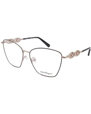 Ferragamo 57Mm Optical Frames - Metallic