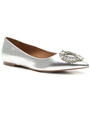Vicenza Burnie Ballerina - White