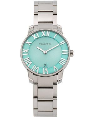 Tiffany & Co. Atlas Watch, Circa 2000S (Authentic Pre-Owned) - Blue