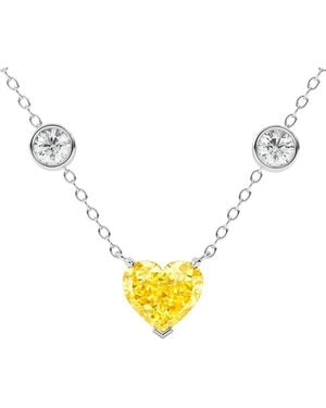 VOWE 14K 3.50 Ct. Tw. Lab-Grown Diamond Necklace - Metallic