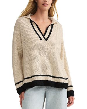 Z Supply Hammond Polo Sweater - Natural