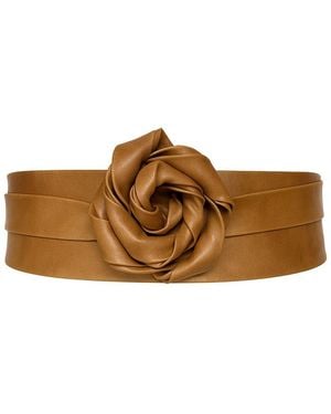 Ada Classic Wrap Leather Belt - Brown