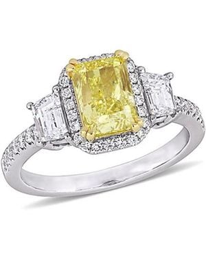Diamond Select Cuts 14K Two-Tone 2.81 Ct. Tw. Diamond Ring - White