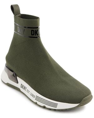 DKNY Neddie Pull-on Sock Trainers - Green