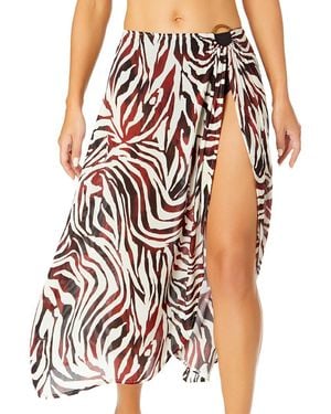 Anne Cole Ring Sarong Skirt - Multicolor