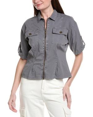 XCVI Tammen Shacket - Grey