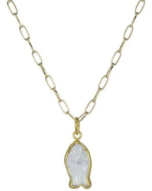 Rachel Reinhardt Jewelry 14K Plated 15Mm Necklace - Metallic