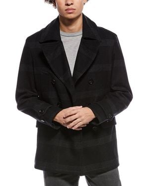 Belstaff Milford Wool-Blend Peacoat - Black