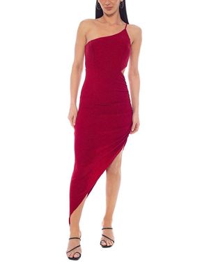 Jump Apparel Embellished Midi Dress - Red