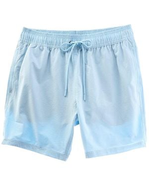 Beach Bros Textured Stretch Swim Trunk - Blue