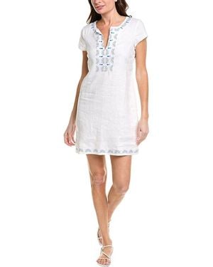 HIHO Rachel Linen Shift Dress - White