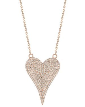Sphera Milano 14K Plated Cz Necklace - White