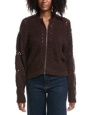 Z Supply Sundance Wool-Blend Sweater Jacket - Black