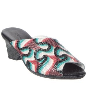 Arche Enoukh Leather Sandal - Blue