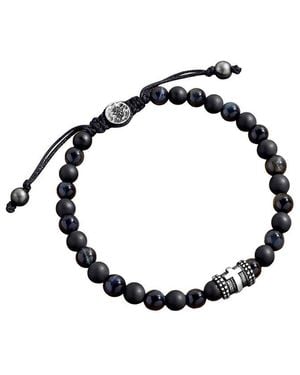 Karma and Luck Malachite Stretch Bracelet - Multicolour