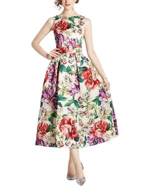 DZA Midi Dress - White