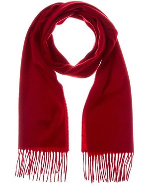 Amicale Cashmere Solid Cashmere Scarf - Red
