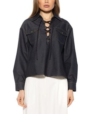 Alexia Admor Thalina Shirt - Blue