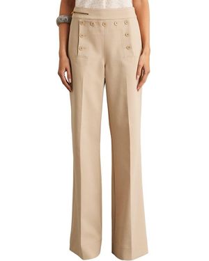 Reiss Sidney Wide Leg Trouser - Natural