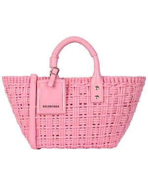 Balenciaga Bistro Xs Basket Top Handle Bag - Pink
