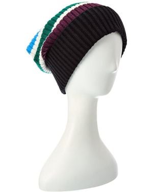 Diane von Furstenberg Mila Wool & Cashmere-Blend Beanie - Black