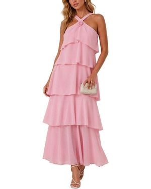 COLON DIANA Maxi Dress - Pink