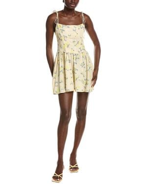 Moonsea Mini Dress - Yellow