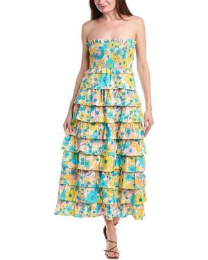 FLORA BEA NYC Rosana Midi Dress - Green