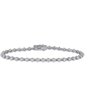 Diamond Select Cuts 18K 3.17 Ct. Tw. Diamond Tennis Bracelet - White