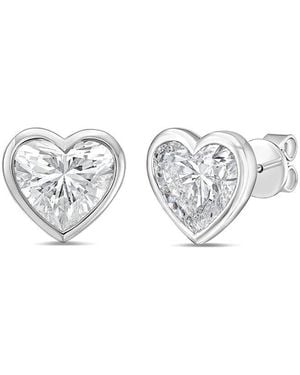 Diana M. Jewels Diana M. 14K 3.00 Ct. Tw. Lab-Grown Diamond Stud Earrings - White