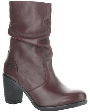 Fly London Klei Leather Boot - Brown