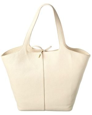 Vince Marcia Leather Tote - Natural