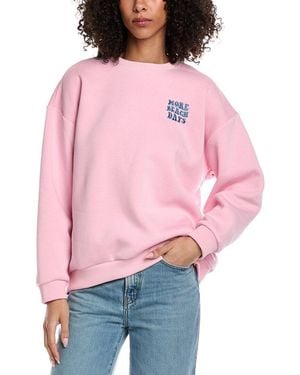 Vintage Havana Ultra Fleece Crewneck Sweatshirt - Red