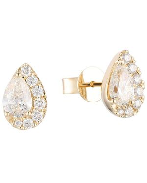 Gregg Ruth 14K 1.27 Ct. Tw. Diamond Earring - Metallic