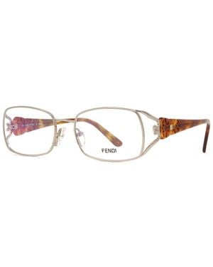 Fendi F872 52Mm Optical Frames - Metallic