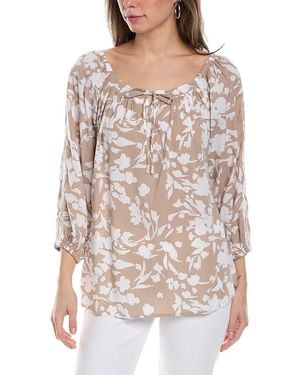 Walker & Wade Walker&wade Peasant Top - Brown
