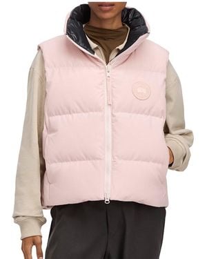 Canada Goose Grandview Cropped Vest - Pink