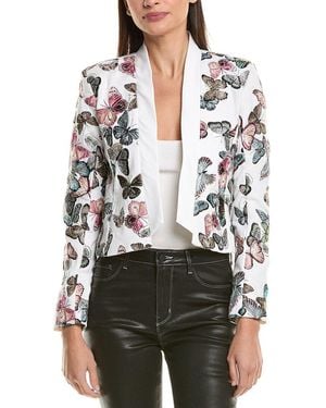 L'Agence Ace Embroidered Jacket - White