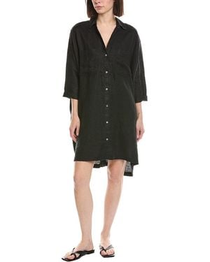 James Perse Pocket Swing Linen Dress - Black