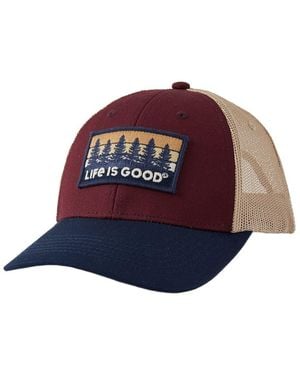 Life Is Good. Mesh Back Cap - Blue