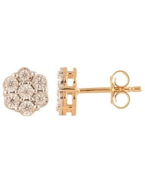 Lab Grown Diamonds Plated 0.27 Ct. Tw. Lab-Grown Diamond Studs - White