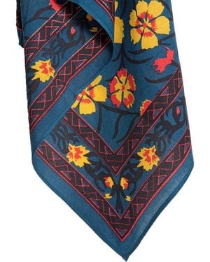Saachi Oleander Print Bandana - Blue
