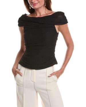 BCBGMAXAZRIA Off-The-Shoulder Top - Black