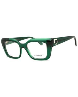 Ferragamo 50Mm Optical Frames - Green