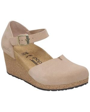 Birkenstock Mary Suede Sandal - Natural