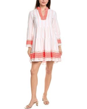 Sail To Sable Flare Tunic Dress - Red