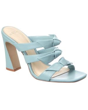 Alexandre Birman Lolita Square 90 Leather Sandal - Blue