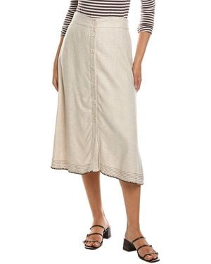 Nanette Lepore Midi Skirt - Natural