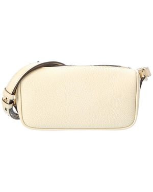 Gucci Half Horsebit Mini Leather Hobo Bag - Natural