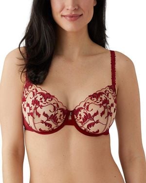 Wacoal Dramatic Interlude Underwire Bra - Red